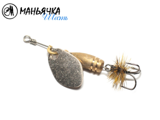 Блесна Маньячка Шесть №1 1,4г серебро